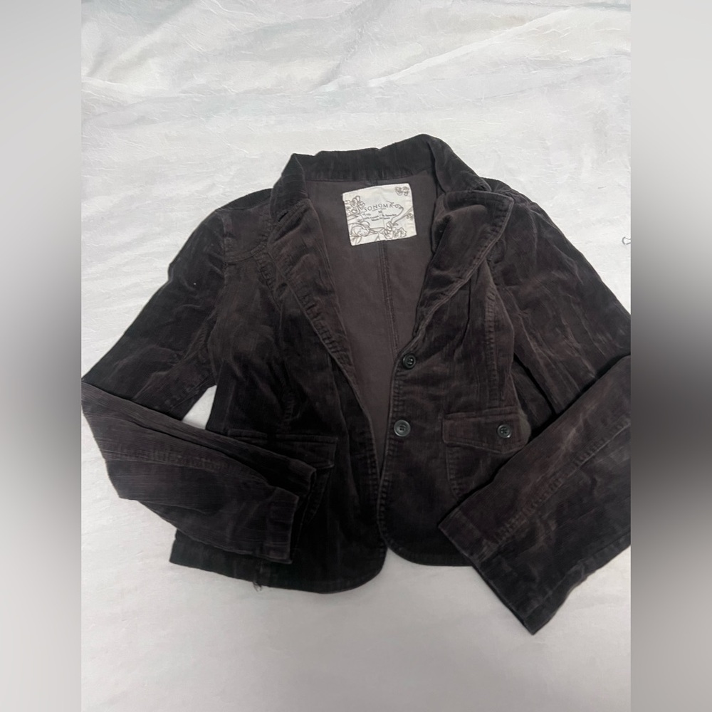 Sonoma Dark Brown Corduroy Blazer - Picture 2 of 6